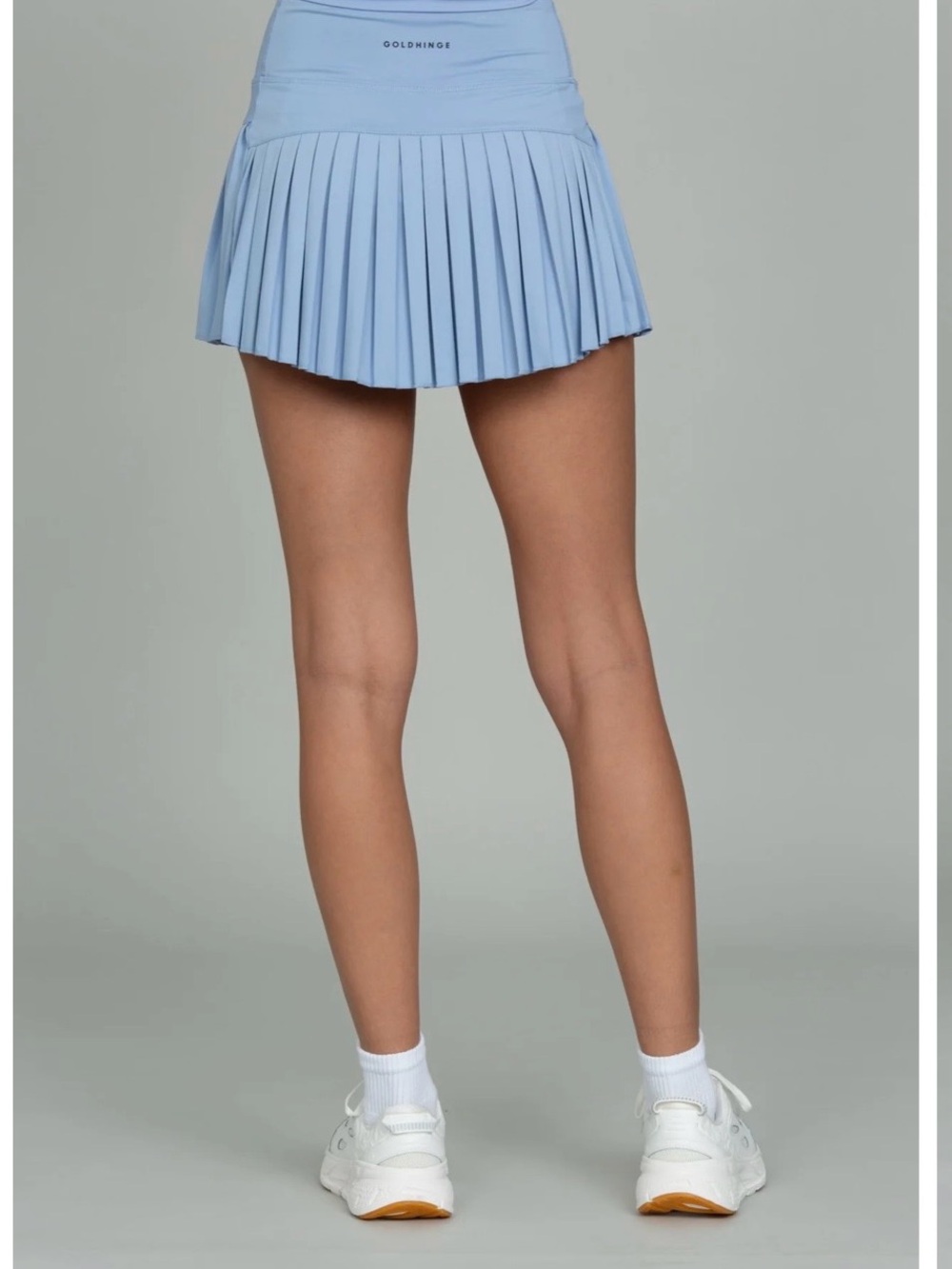 Goldhinge Light Blue Pleated skirt. XS - Picture 2 of 5